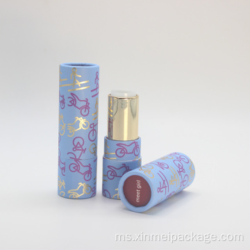 12.1 12.7mm Reka Bentuk Kertas Baru Lip Balm Tube